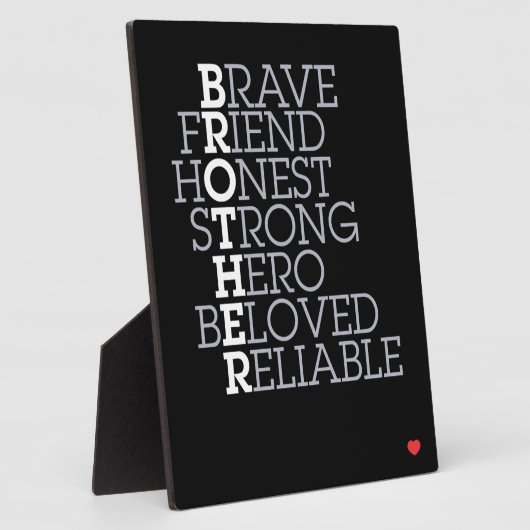 Brother Gift Fotoplaat (Zijkant)