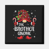 Brother Gnome Matching Christmas Pjs For Family  Magneet (Voorkant)
