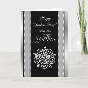 Brother / Happy Vaderdag - Keltische knoop Kaart