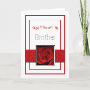 Brother Happy Valentine's Day Rozen Feestdagen Kaart