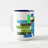 Brother Hero Blue Two Toned Mok (Voorkant links)