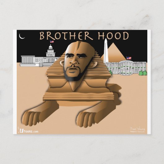 Brother Hood night Briefkaart (Voorkant)
