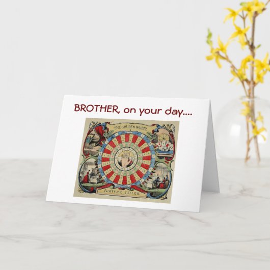 *BROTHER* I PREDICT "JOU" HEEFT EEN GEBEURTENISSEN KAART (Gele Bloem)