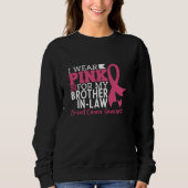 Brother In Law Family Matching Breast Cancer Trui (Voorkant)