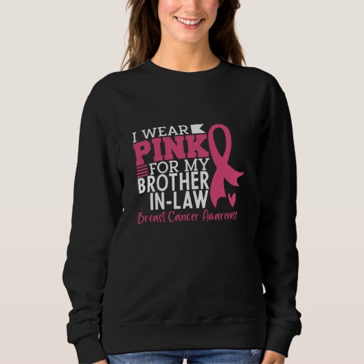 Brother In Law Family Matching Breast Cancer Trui (Voorkant)