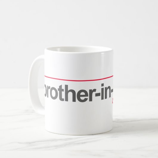 "BROTHER-IN-LAWYER" — KOFFIEMOK (Voorkant links)