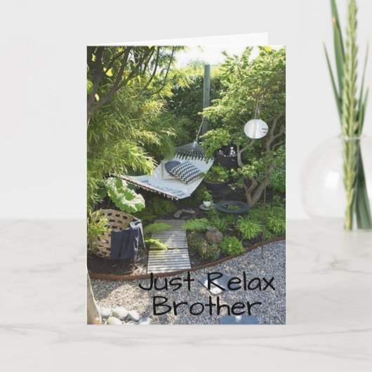 BROTHER IS GEWISSELD "HAPPY 50th BIRTHDAY" KAART (Voorkant)