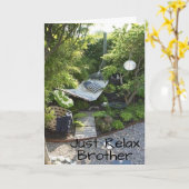 BROTHER IS GEWISSELD "HAPPY 50th BIRTHDAY" KAART (Gele Bloem)