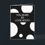 Brother Joke Black Persoonlijk merk 50e verjaardag Kaart<br><div class="desc">Broeder Joke Black Gepersonaliseerde Bro 50th Birthday, een prachtig ontwerp bedoeld voor iedereen die op zoek is naar mooie verjaardagskaarten voor broer, verjaardagskaarten voor oudere broer of verjaardagskaarten voor jongere broer, deze zou cool zijn. Het ontwerp is voorzien van een full colour achtergrond met enkele witte cirkels, het is aanpasbaar,...</div>