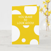 Brother Joke Yellow Personalized Bro 50th Birthday Kaart (Gele Bloem)