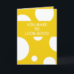 Brother Joke Yellow Personalized Bro 50th Birthday Kaart<br><div class="desc">Broeder Joke Yellow Personalized Bro 50th Birthday, een prachtig ontwerp dat bestemd is voor iedereen die op zoek is naar mooie verjaardagskaarten voor broer, verjaardagskaarten voor oudere broer of verjaardagskaarten voor jongere broer, zou cool zijn. Het ontwerp heeft een volledige kleurenachtergrond met enkele witte cirkels, het is aanpasbaar, je kunt...</div>