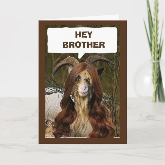 "BROTHER" KLAAR OM UW BIRTHDAAG TE CELEBRATEN KAART (Voorkant)