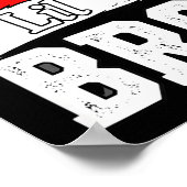 Brother Lil Bro Santa Hat Christmas Little Brother Poster (Hoek)