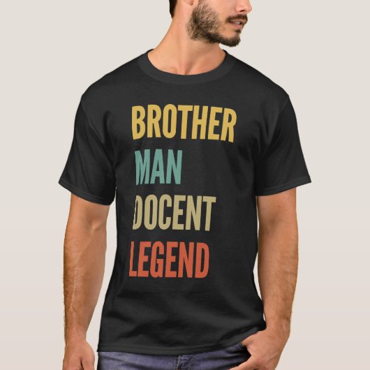 Brother Man Docent Legend T-shirt (Voorkant)
