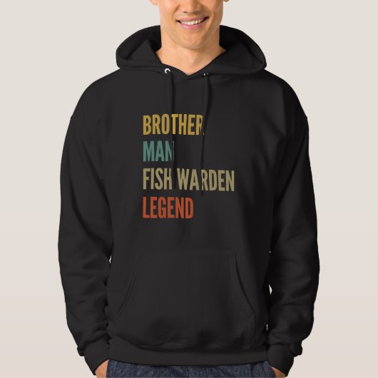 Brother Man Fish Warden Legend 554 Hoodie (Voorkant)