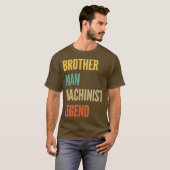 Brother Man Machinist Legend T-shirt (Voorkant volledig)