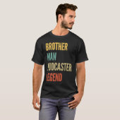 Brother Man Podcaster Legend T-shirt (Voorkant volledig)