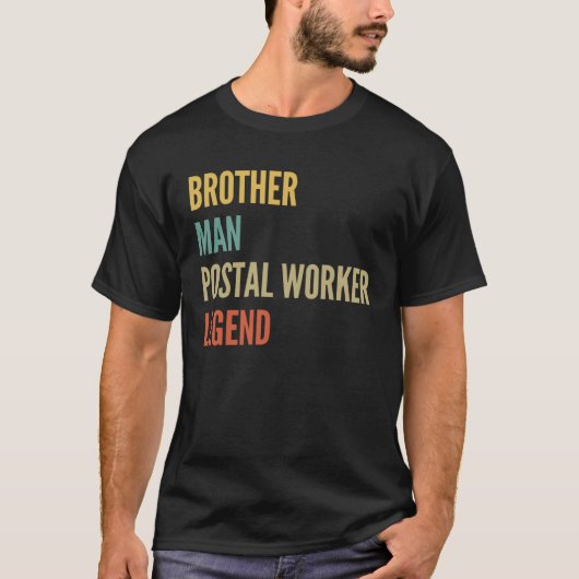 Brother Man Postal Worker Legend T-shirt (Voorkant)