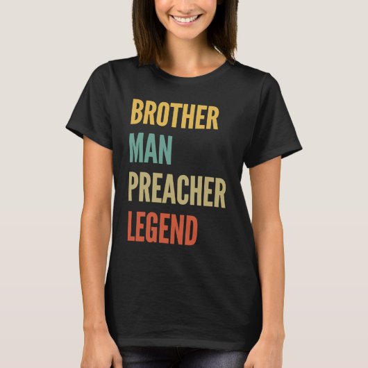 Brother Man Preacher Legend T-shirt (Voorkant)
