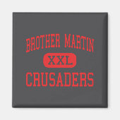 Brother Martin Crusaders High New Orleans  Magneet (Voorkant)