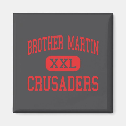 Brother Martin Crusaders High New Orleans  Magneet (Voorkant)