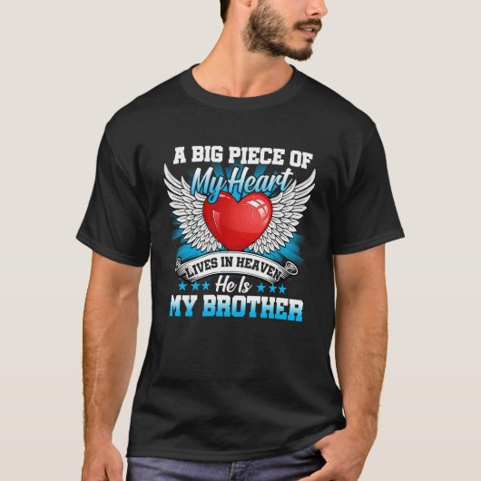 Brother My Angel In Memory Of Brother In Heaven T-shirt (Voorkant)
