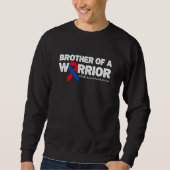 Brother Of A Warrior CHD Congenital Heart Defect A Trui (Voorkant)