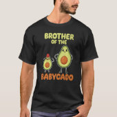 Brother Of The Babycado Avocado Cute Family Pregna T-shirt (Voorkant)