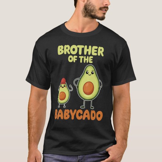 Brother Of The Babycado Avocado Cute Family Pregna T-shirt (Voorkant)