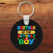 Brother Of The Birthday Boy Game Video Gaming Matc Sleutelhanger (Voorkant)