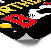 Brother Of The Birthday Boy Matching Family Birthd Poster (Hoek)