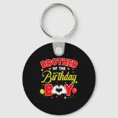 Brother Of The Birthday Boy Matching Family Party Sleutelhanger (Voorkant)