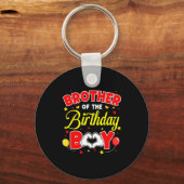 Brother Of The Birthday Boy Matching Family Party Sleutelhanger (Voorkant)