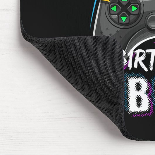 Brother Of The Birthday Boy Matching Video Game Bi Muismat (Hoek)