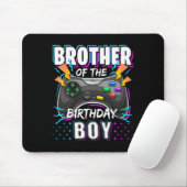 Brother Of The Birthday Boy Matching Video Game Bi Muismat (Met muis)