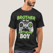 Brother Of The Birthday Boy Matching Video Game Bi T-shirt (Voorkant)