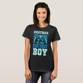 Brother Of The Birthday Boy Matching Video Gamer B T-shirt (Voorkant volledig)