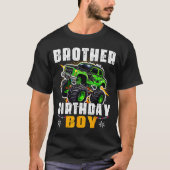 Brother Of The Birthday Boy Monster Truck Family M T-shirt (Voorkant)