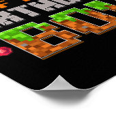 Brother Of The Birthday Boy Party Video Gamer Pixe Poster (Hoek)