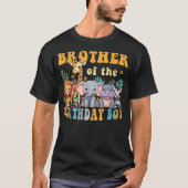 Brother of the Birthday Boy Safari Jungle Animal M T-shirt (Voorkant)