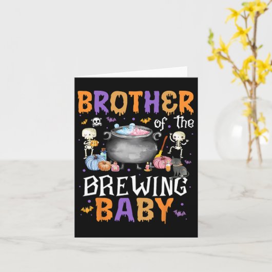 Brother Of The Brewing beroemd gemaakt door Hallow Kaart (Gele Bloem)