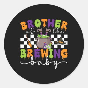 Brother Of The Brewing beroemd gemaakt door Hallow Ronde Sticker