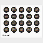 Brother Of The Brewing beroemd gemaakt door Hallow Ronde Sticker (Vel)