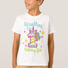Brother of the First birthday Unicorn T-shirt