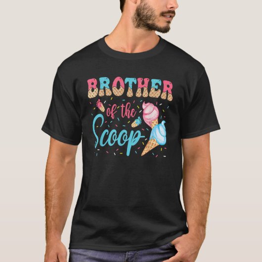 Brother of the Scoop Ice Cream Geslacht onthult Ba T-shirt (Voorkant)