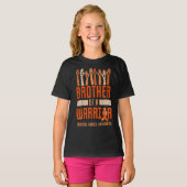 Brother Of Warrior Leukemia Awareness Ribbon Gift T-shirt (Voorkant volledig)
