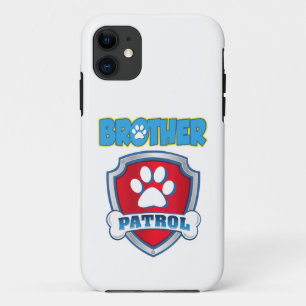 Brother Patrol Shirt - Dog Mam Papa Funny Gift Case-Mate iPhone Case
