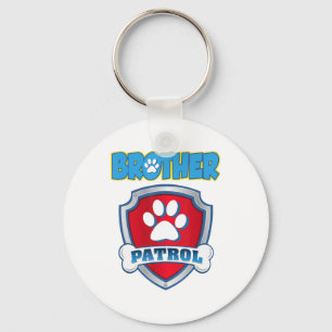 Brother Patrol Shirt - Dog Mam Papa Funny Gift Sleutelhanger