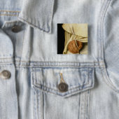 Brother Pedro Machado Vierkante Button 5,1 Cm (In situ)