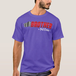 Brother Pit Crew Race Verjaardag Familie Racing Bo T-shirt